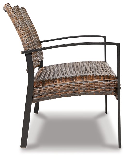 Zariyah Outdoor Love/Chairs/Table Set (Set of 4) - Affordable Home Luxury