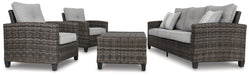 Cloverbrooke 4-Piece Outdoor Conversation Set - Affordable Home Luxury