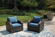 Windglow Outdoor Lounge Chair with Cushion - Affordable Home Luxury