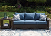 Windglow Outdoor Sofa with Cushion - Affordable Home Luxury