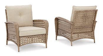 Braylee Lounge Chair with Cushion (Set of 2) - Affordable Home Luxury