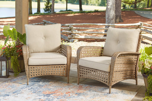 Braylee Lounge Chair with Cushion (Set of 2) - Affordable Home Luxury