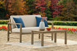 Fynnegan Outdoor Loveseat with Table (Set of 2) - Affordable Home Luxury