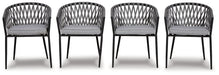 Palm Bliss Outdoor Dining Chair (Set of 4) - Affordable Home Luxury