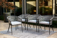 Palm Bliss Outdoor Dining Chair (Set of 4) - Affordable Home Luxury