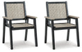 Mount Valley Arm Chair (set Of 2) - Affordable Home Luxury