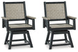 Mount Valley Swivel Chair (Set of 2) - Affordable Home Luxury