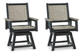 Mount Valley Swivel Chair (Set of 2) - Affordable Home Luxury