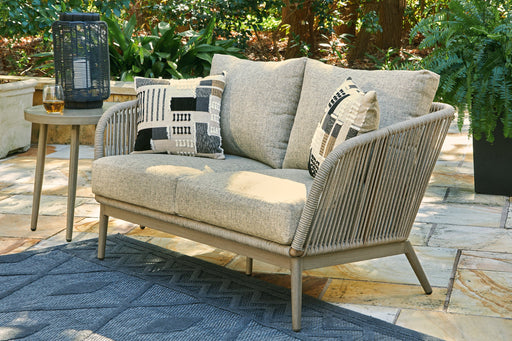 Swiss Valley Outdoor Loveseat with Cushion - Affordable Home Luxury