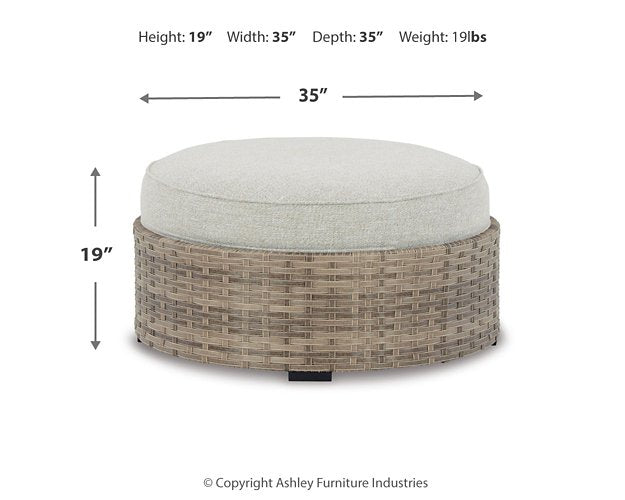 Calworth Outdoor Ottoman with Cushion - Affordable Home Luxury