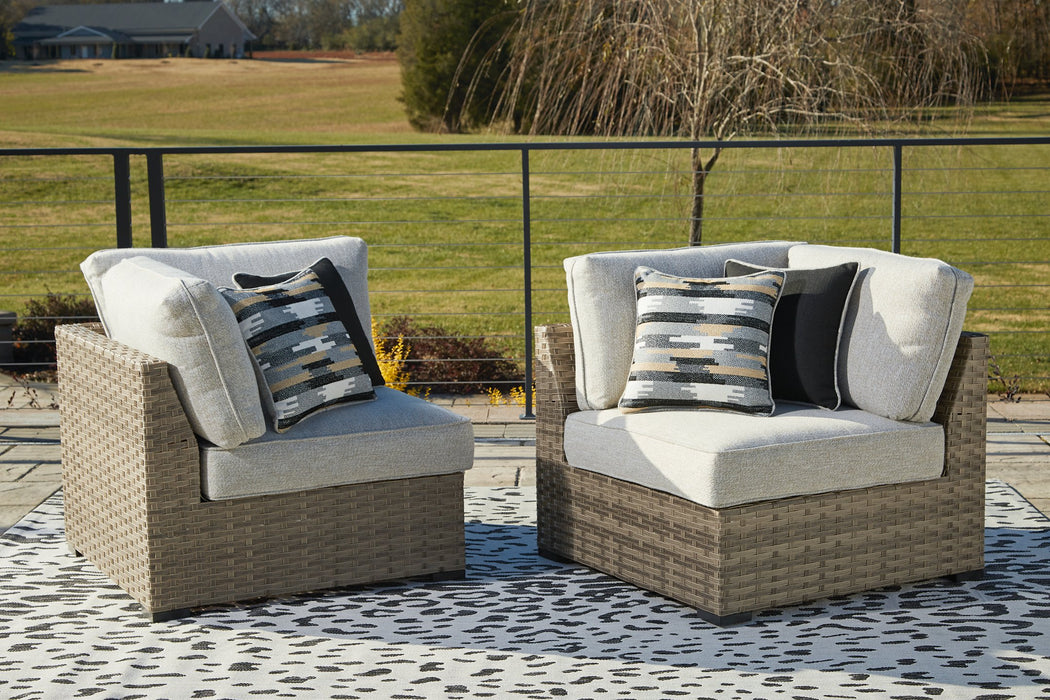 Calworth Outdoor Corner with Cushion (Set of 2) - Affordable Home Luxury