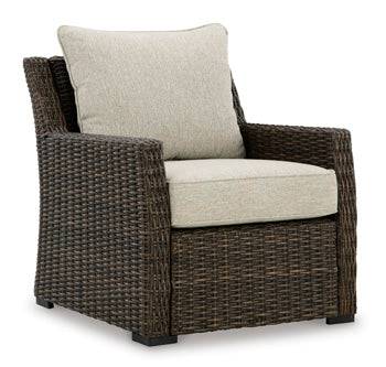 Brook Ranch Outdoor Lounge Chair with Cushion - Affordable Home Luxury