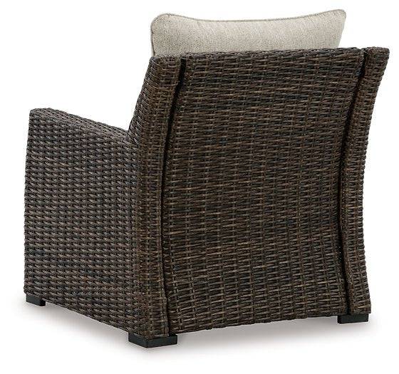 Brook Ranch Outdoor Lounge Chair with Cushion - Affordable Home Luxury