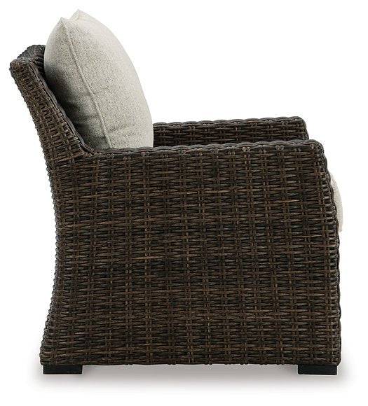 Brook Ranch Outdoor Lounge Chair with Cushion - Affordable Home Luxury