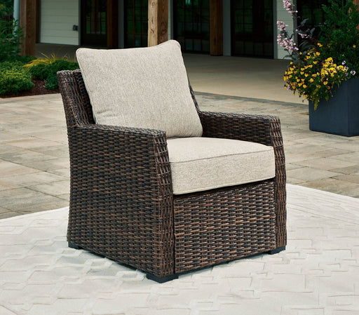 Brook Ranch Outdoor Lounge Chair with Cushion - Affordable Home Luxury