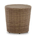 Sandy Bloom Outdoor End Table - Affordable Home Luxury