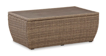 Sandy Bloom Outdoor Coffee Table - Affordable Home Luxury