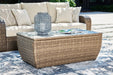 Sandy Bloom Outdoor Occasional Table Set - Affordable Home Luxury