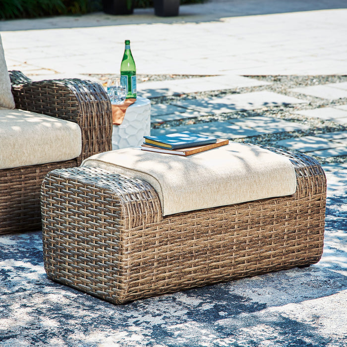 Sandy Bloom Outdoor Living Room Set - Affordable Home Luxury