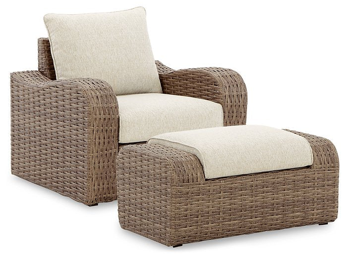 Sandy Bloom Outdoor Living Room Set - Affordable Home Luxury