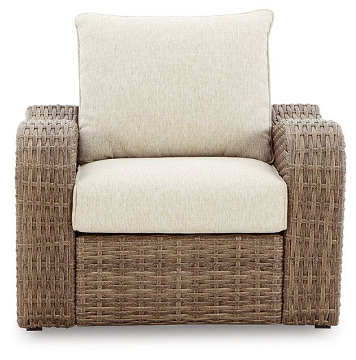 Sandy Bloom Lounge Chair with Cushion - Affordable Home Luxury