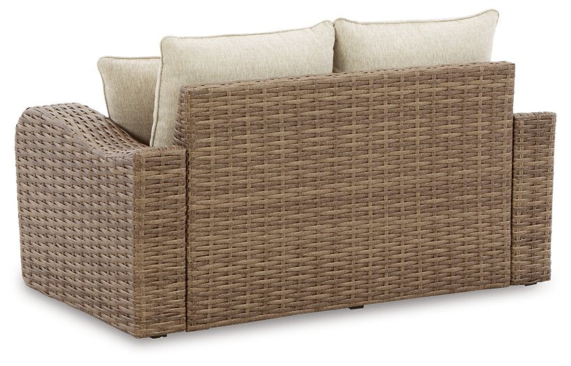 Sandy Bloom Outdoor Living Room Set - Affordable Home Luxury