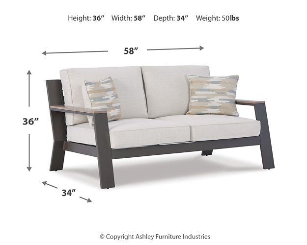 Tropicava Outdoor Loveseat with Cushion - Affordable Home Luxury