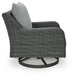 Elite Park Outdoor Swivel Lounge with Cushion - Affordable Home Luxury