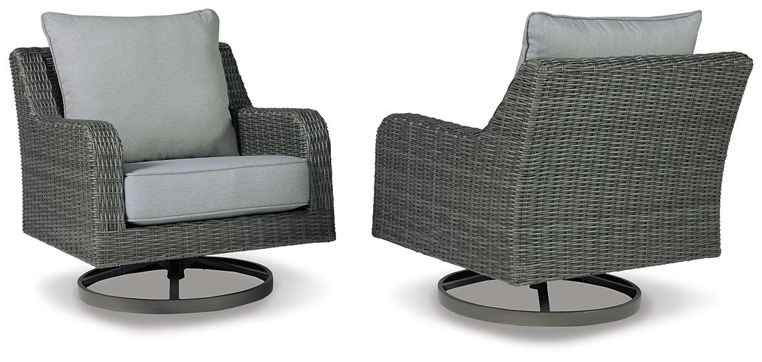 Elite Park Outdoor Swivel Lounge with Cushion - Affordable Home Luxury