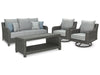 Elite Park Outdoor Sofa, Lounge Chairs and Cocktail Table - Affordable Home Luxury