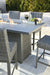 Palazzo Outdoor Counter Height Dining Table with 4 Barstools - Affordable Home Luxury