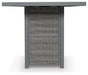 Palazzo Outdoor Counter Height Dining Table with 4 Barstools - Affordable Home Luxury