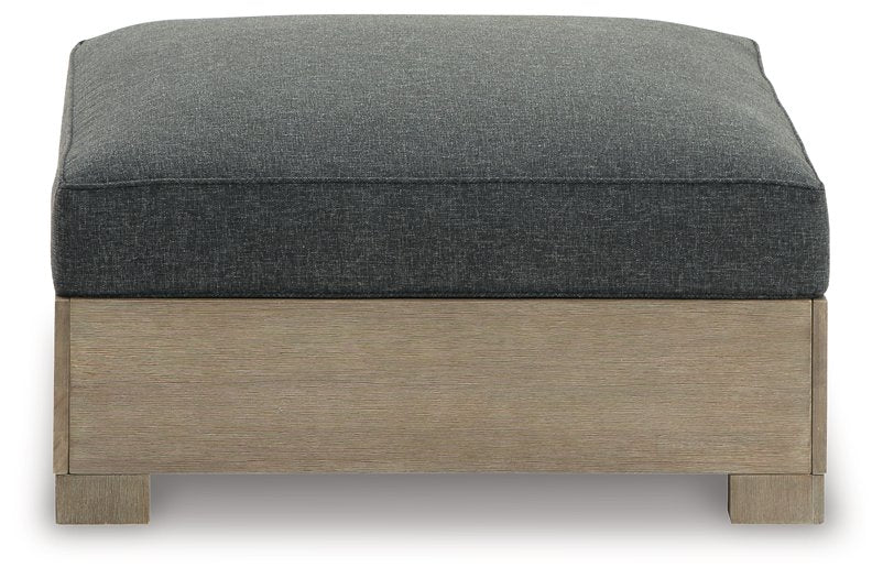 Citrine Park Outdoor Ottoman with Cushion - Affordable Home Luxury