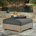 Citrine Park Outdoor Ottoman with Cushion - Affordable Home Luxury