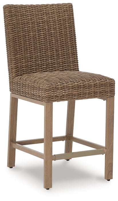 Walton Bridge Outdoor Bar Stool (Set of 2) - Affordable Home Luxury