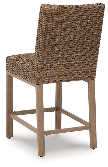 Walton Bridge Outdoor Bar Stool (Set of 2) - Affordable Home Luxury