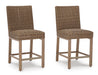 Walton Bridge Outdoor Bar Stool (Set of 2) - Affordable Home Luxury