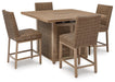 Walton Bridge Outdoor Bar Set - Affordable Home Luxury