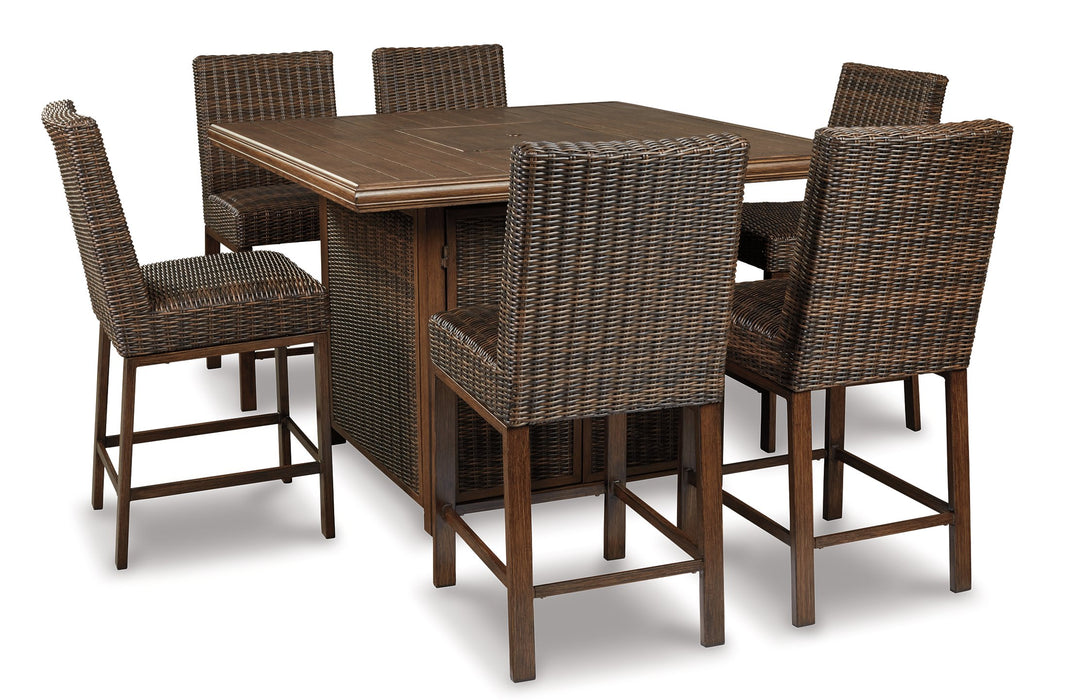 Paradise Trail Outdoor Bar Table Set - Affordable Home Luxury