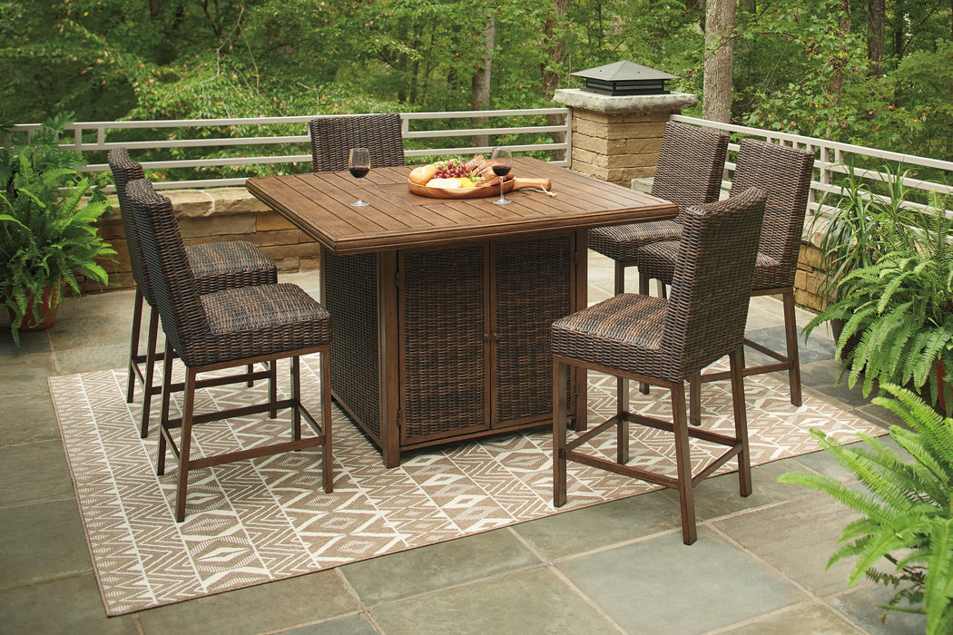 Paradise Trail Outdoor Bar Table Set - Affordable Home Luxury