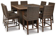 Paradise Trail Outdoor Bar Table Set - Affordable Home Luxury