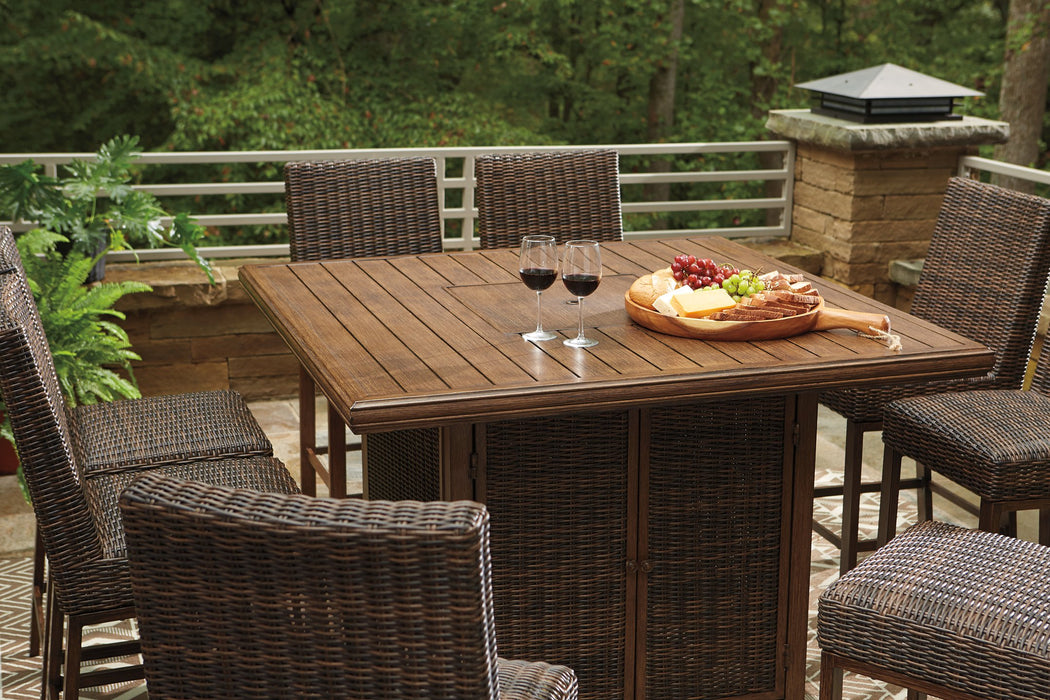 Paradise Trail Outdoor Bar Table Set - Affordable Home Luxury