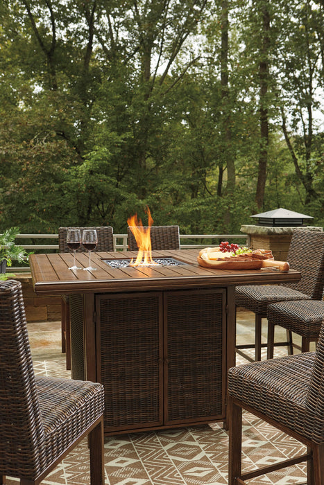 Paradise Trail Outdoor Bar Table Set - Affordable Home Luxury