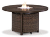 Paradise Trail Outdoor Loveseat, Lounge Chairs and Fire Pit Table - Affordable Home Luxury