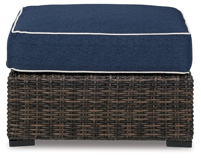 Grasson Lane Ottoman with Cushion - Affordable Home Luxury