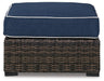 Grasson Lane Ottoman with Cushion - Affordable Home Luxury