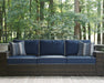 Grasson Lane Outdoor Sofa and Loveseat with Lounge Chairs and End Table - Affordable Home Luxury