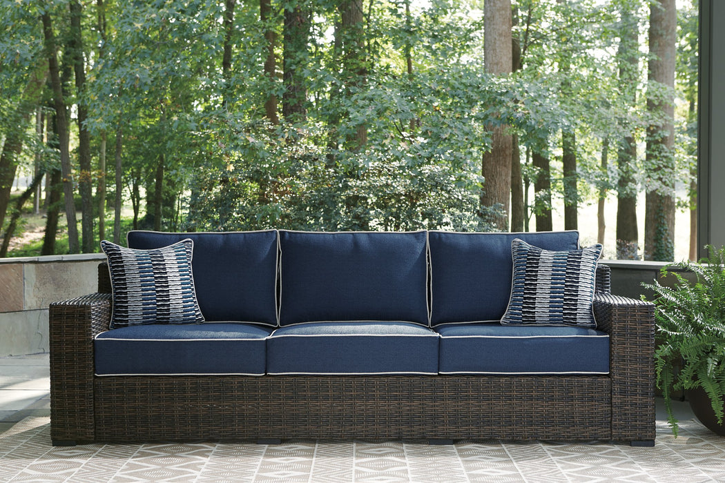 Grasson Lane Outdoor Sofa and Loveseat with Ottoman - Affordable Home Luxury