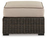 Coastline Bay Outdoor Ottoman with Cushion - Affordable Home Luxury