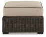 Coastline Bay Outdoor Ottoman with Cushion - Affordable Home Luxury